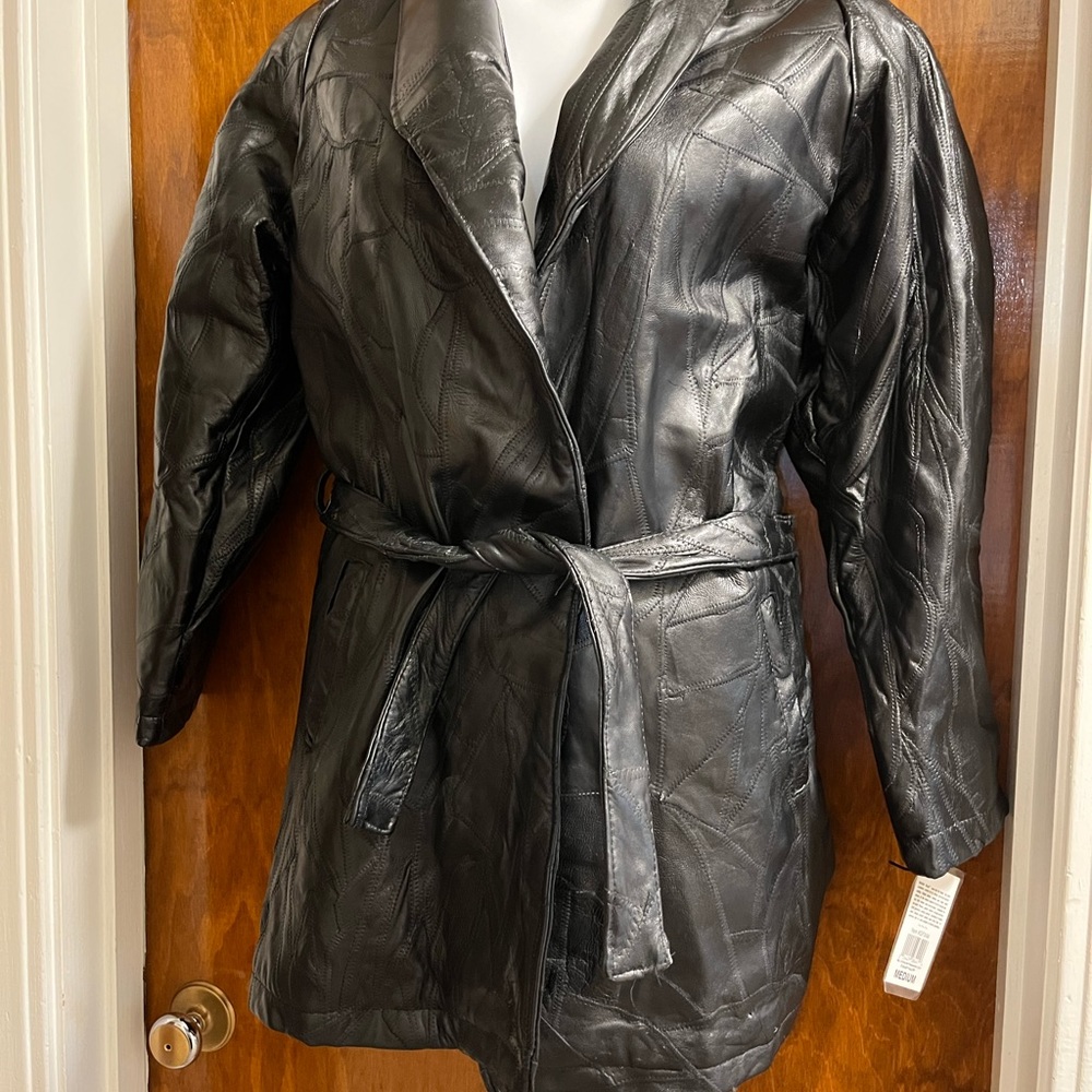 Woman’s Leather Jacket, size M
